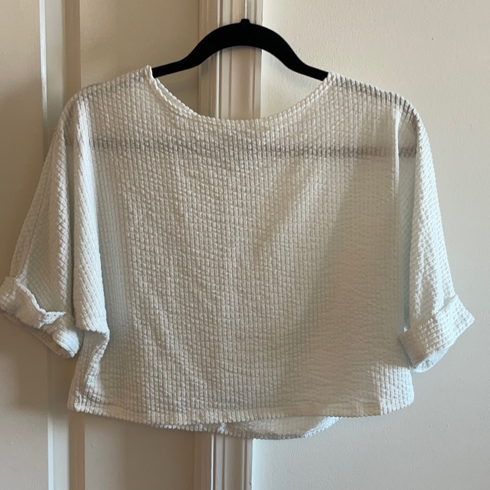 White Crop Top from SOUTH MOON UNDER